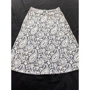 Floral Boho Textured Print Maxi Skirt Sz Extra Large Stretch Cottagecore Romance